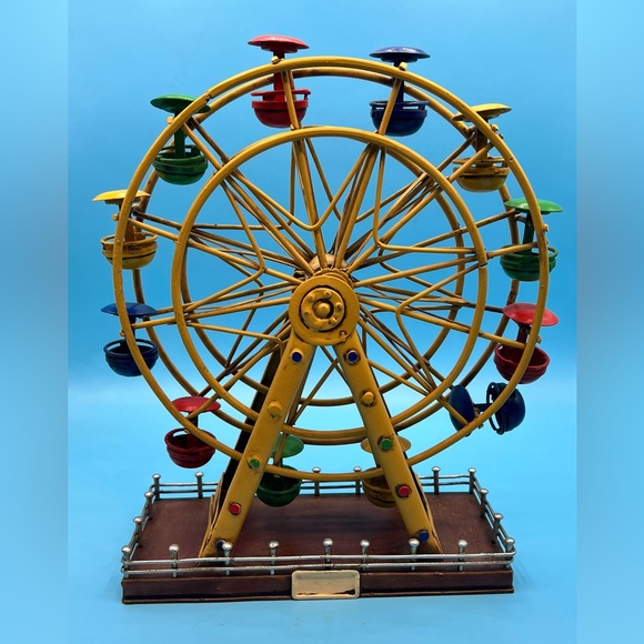 Source Unknown Other - Retro Handmade Ferris Wheelr Metal Model Ornaments Home Decor